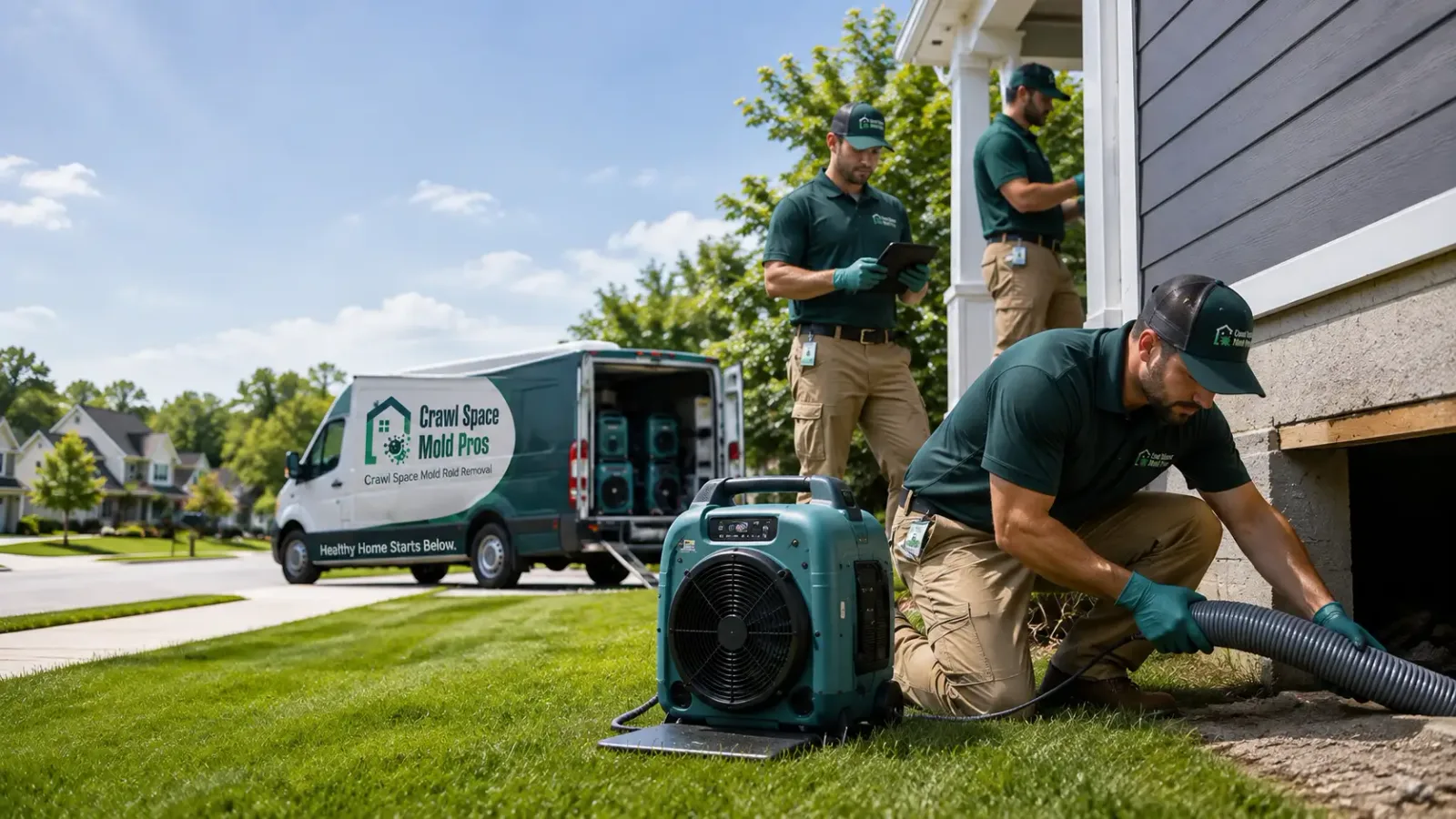 Crawl Space Mold Removal in Greenville, SC